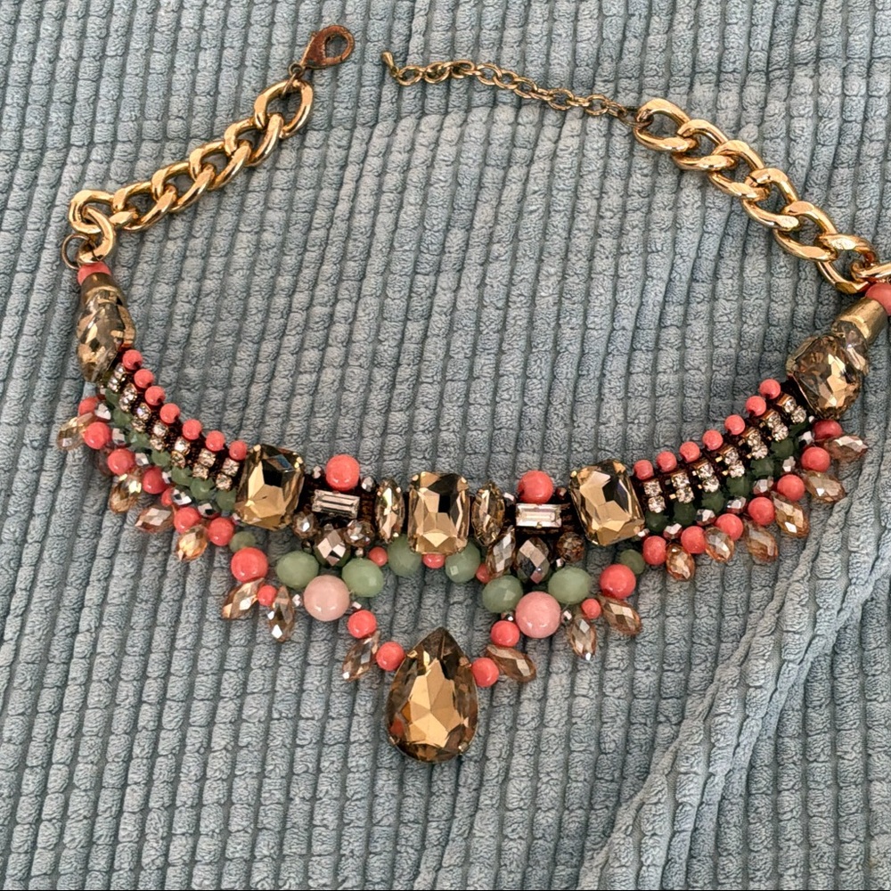 Elegant Multicolor Statement Necklace